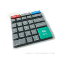 Custom conductive rubber keypad buttons for electronics